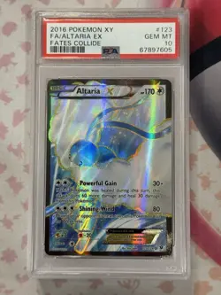 2016 Pokemon XY Fates Collide FA/ Altaria EX 123/124 PSA 10 GEM MT - Image 4