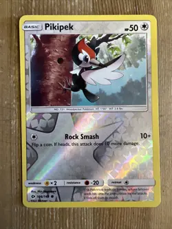 Pokemon TCG Pikipek Sun & Moon Base Set 106/149 Reverse Holo Common NM - Image 1
