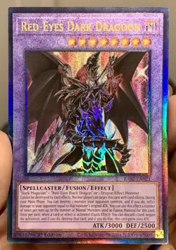 Yugioh Red Eyes Dark Dragoon RA02-EN021 Prismatic Ultimate Rare (PUR) NM w/Track - Image 1