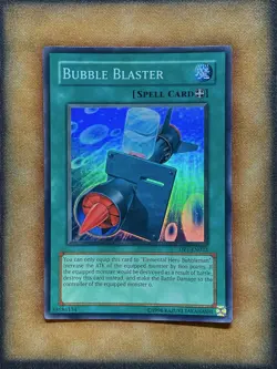 Yugioh Bubble Blaster DP1-EN023 Super Rare LP - Image 1