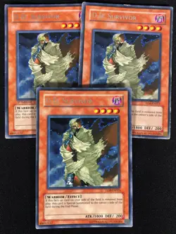 Yugioh D.D. Survivor TLM-EN023 Rare X3 (MP) Two are 1st - Image 1
