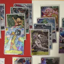 Huge One Piece TCG High-Value Collection Lot - Alt Arts, SEC, SR - Luffy, Boa - Image 3