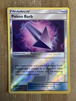 Pokemon Poison Barb 124/149 Uncommon Reverse Holo NM - Image 1