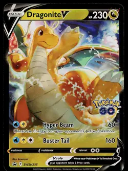 Pokemon Card - Dragonite V Sword & Shield Promo SWSH235 Holo - Image 1