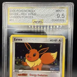 Pokemon Eevee EX Unseen Forces Stamped Reverse Holo Card 55/115 TCG - Image 3