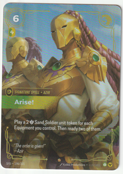 Arise! 198/221 Riftbound SFD NEAR MINT CARD - Image 1