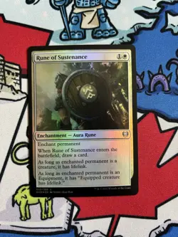 Rune of Sustenance x1 Mtg Foil Kaldheim - Image 1