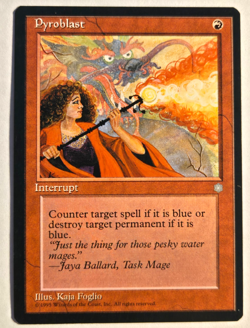 Pyroblast Ice Age MTG Magic the Gathering NM - Image 1