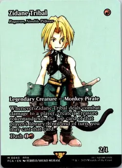 Zidane Tribal - Ragavan, Nimble Pilferer (Showcase) 43 FCA NM MTG - Image 1