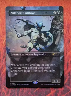 Zulaport Cutthroat 1982 NM Rainbow FOIL Magic MTG Frank Frazetta - Image 1