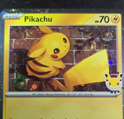 DOUBLE SWIRL Pikachu 51/162 Stamped 2026 Pokemon Day 30th Anniversary Promo - Image 1