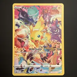 Pokemon Pikachu Secret Rare Card #160/159 Crown Zenith Series Trading Card TCG - Image 1