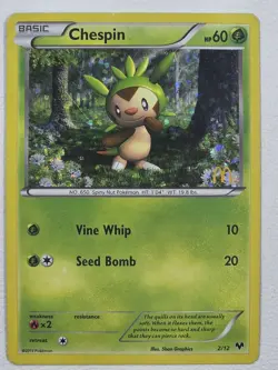 Chespin - 3/39 - Kalos Starter Set - POKEMON HOLO - Image 1