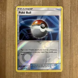 Poke Ball - 125/149 - Uncommon - Reverse Holo NM, English Pokemon Sun & Moon Bas - Image 1