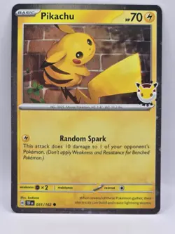 Pokemon TCG Pikachu 051/162 Stamped 2026 Pokemon Day Promo FART SWIRL 🍥 - Image 2