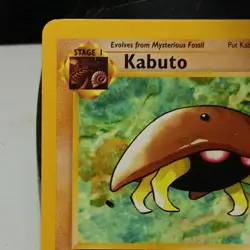 Pokemon TCG Kabuto Fossil 1st Edition Common Card 50/62 - Image 2