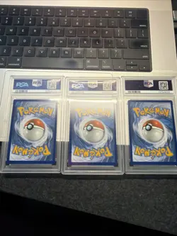 LOT of 3 2022 POKEMON SWSH BLACK STAR PROMO #262 FULL ART/CHARIZARD VSTAR PSA 8 - Image 5