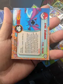 Zubat #41 1999 Topps Pokemon (Blue Logo) MP - Image 4