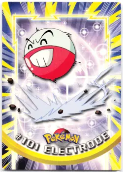 Electrode #101 2000 Topps Pokemon Series 2 (Blue Logo) *DMG - Image 1