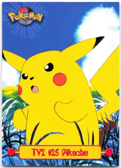 Topps Pokemon TV2 #25 Pikachu *DMG - Image 1