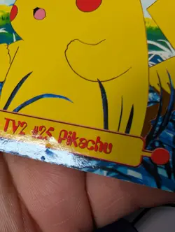 Topps Pokemon TV2 #25 Pikachu *DMG - Image 3