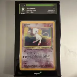 2000 Pokemon Black Star Mew #9 Holo Promo Pokemon - Image 1