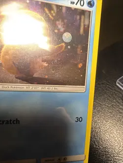Psyduck SM199 Detective Pikachu Holo Swirl ! Black Star Promo Sun & Moon Pokemon - Image 5