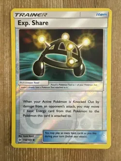 Pokemon Exp. Share - 118/149 - Reverse Holo - Sun & Moon - LP - Image 1