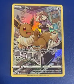 Pokemon TCG Sword & Shield: Brilliant Stars Eevee TG11/TG30 2022 NM - Image 1