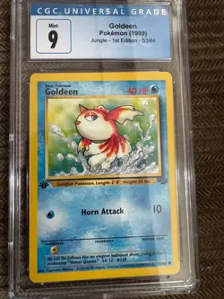 Pokemon TCG CGC 1st Ed Cloyster Fossil Goldeen Jungle Articuno Holo Fossil Lot - Image 4
