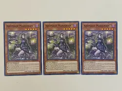 Yugioh Aromage Marjoram x 3 - 1st Edition LP - Plus Free Holo Card - Image 1