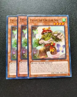 Yu-Gi-Oh - Cyclos The Circular Sprite 3X - Full Playset - Image 1