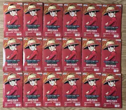 Lot Of 18! One Piece OP-13 Carrying on His Will Sleeved Booster Packs - Image 1