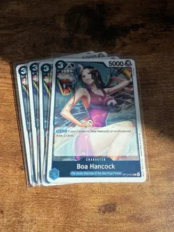 One Piece TCG - Boa Hancock OP13-051 R Play Set (x4) - Carrying on His Will - EN - Image 1