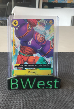 One Piece Franky Parallel OP07-107 Foil 500 Years in the Future NM LP - Image 1