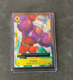 One Piece Franky Parallel OP07-107 Foil 500 Years in the Future NM LP - Image 2