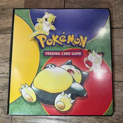1999 Pokemon Vintage 3-RING BINDER Trading Card Album TCG Ultra Pro RARE Snorlax - Image 1
