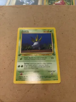 Pokemon TCG Oddish Jungle 1st Edition Common Card 58/64, Regular - Image 1