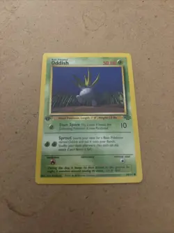 Pokemon TCG Oddish Jungle 1st Edition Common Card 58/64, Regular - Image 2