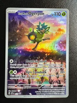 Pokemon TCG Teal Mask Ogerpon - Promo SV: Scarlet & Violet Promo Cards 123 NM - Image 1