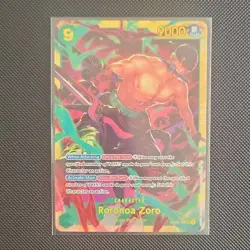 Bandai One Piece Card Game Roronoa Zoro OP06-118 Holo Character Card - Image 3