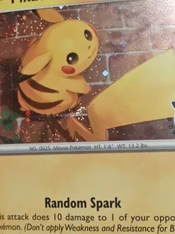 TRIPLE SWIRL 🌀 NM Pikachu 051/162 30th Anniversary Stamped Pokemon Card - Image 4