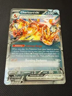Charizard ex - 196 054/091 Lenticular Pokemon Jumbo Oversized Card - (11) - Image 1
