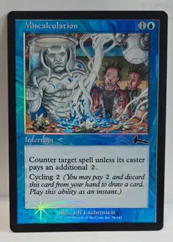 FOIL MISCALCULATION NM UNPLAYED URZA'S LEGACYMTG MAGIC GATHERING (M21) - Image 1
