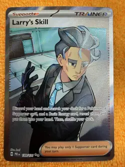 Larry’s Skill 2025 Pokemon Prismatic Evolutions 139/131 Ultra Rare Full Art NM/M - Image 1