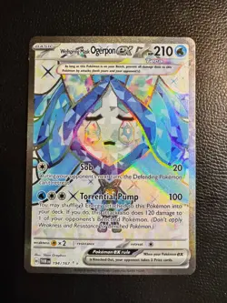 Pokemon TCG Wellspring Mask Ogerpon ex - Ultra Rare SV06: 194/167 NM - Image 1