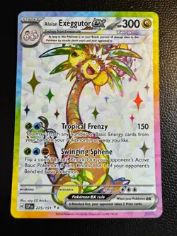 Pokemon TCG Alolan Exeggutor ex - Ultra Rare SV08: Surging Sparks 225/191 NM - Image 1