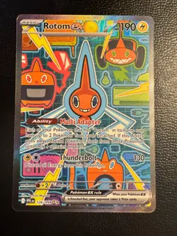 Pokemon TCG Rotom ex Special Illustration Rare ME02 Phantasmal Flames 126/094 NM - Image 1