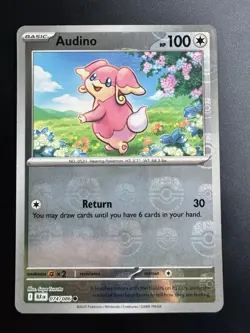 Audino Master Ball Black Bolt Tcg Pokemon Near Mint 74/86 - Image 1