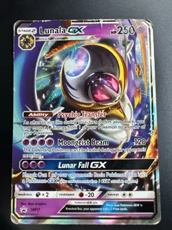 LUNALA GX - SM17 [SM: Promo] Pokemon TCG - FULL ART ULTRA RARE - HP/DMG - Image 1